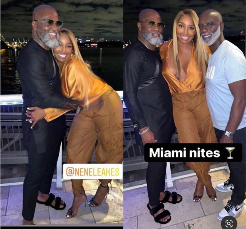 Atlanta Housewives’ Nene Shows Off Her Handsome Grey Bearded Boyfriend!!