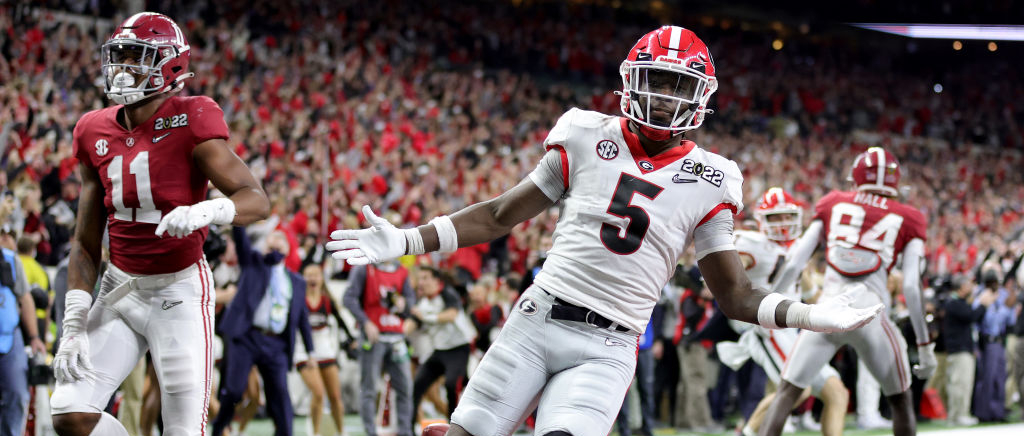 Georgia Iced Its First National Championship In 42 Years With A Pick-Six Of Bryce Young