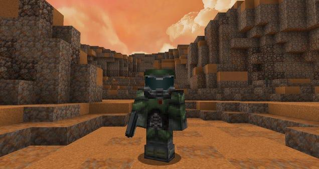 New Minecraft Mod Turns The Game Into Doom (2016)