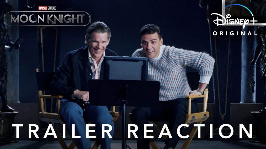 See Oscar Isaac And Ethan Hawke React To ‘Moon Knight’ Trailer
