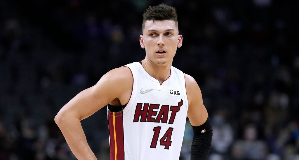 The Heat Bench Got Very Mad At Omer Yurtseven For Ruining Tyler Herro’s Chances At His First Triple-Double