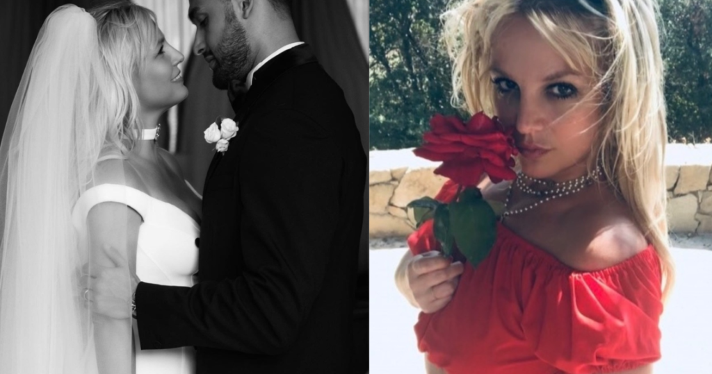 “My wife is really becoming…”- Sam Asghari Poses With Britney Spears While Celebrating ‘Britmas’