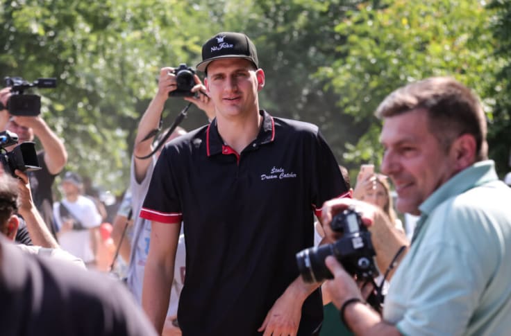Don’t Worry, Nikola Jokic Made It Back In Time To Watch His Horses Race