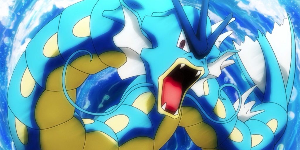 Pokemon Fan Makes Awesome Painting of Gyarados and Magikarp