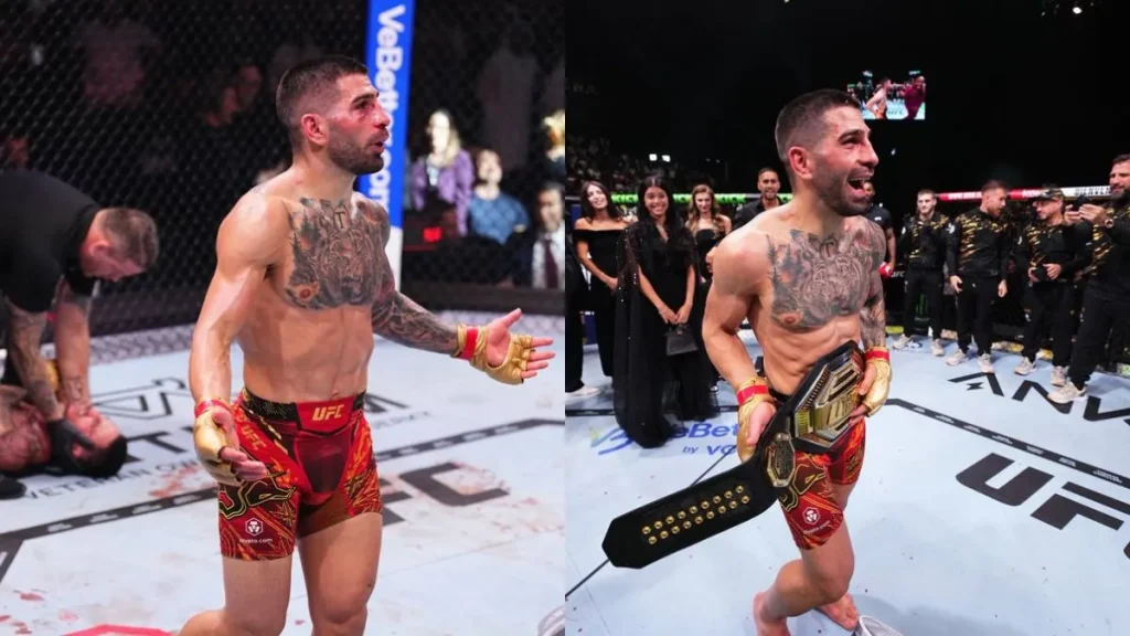 Ilia Topuria Knocked Out Max Holloway To Retain The UFC Featherweight Title At UFC 308